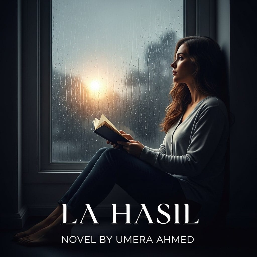 La Hasil Novel by Umera Ahmed- ai image genrated