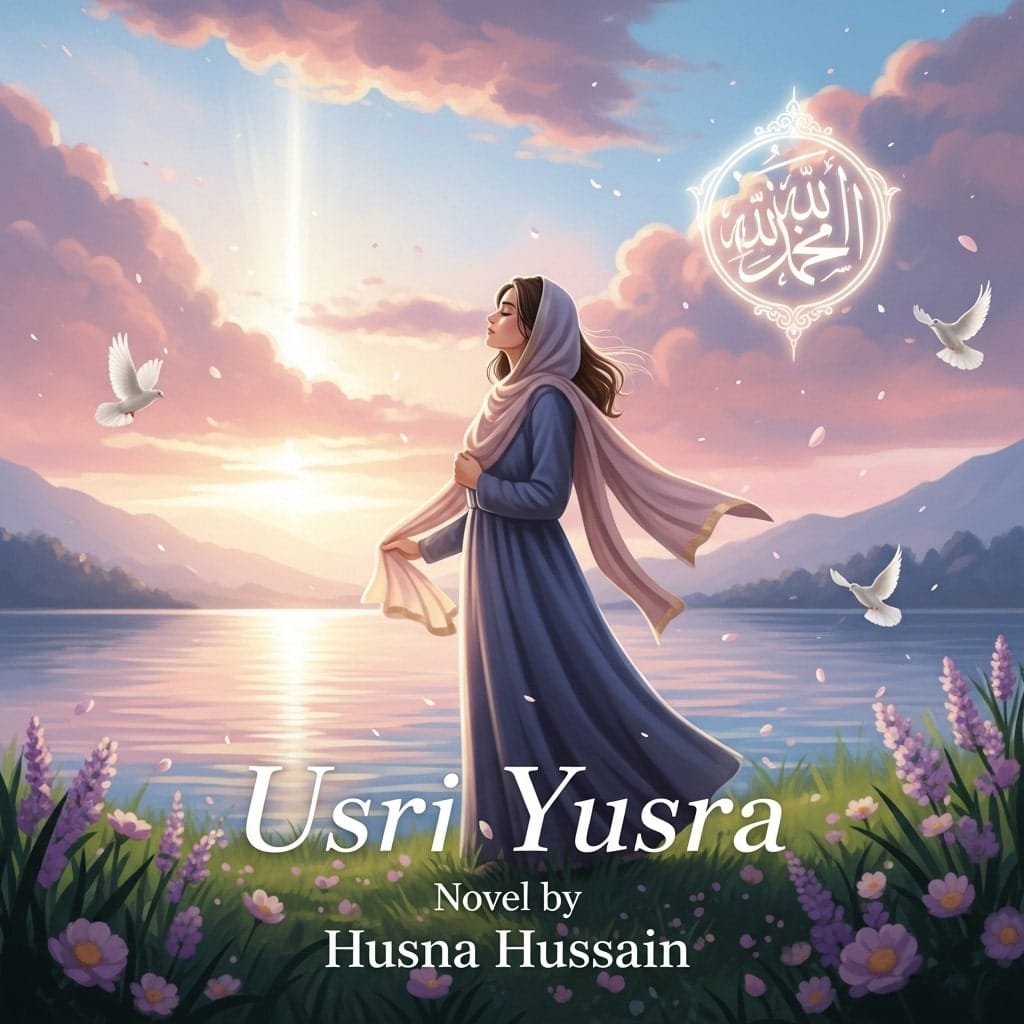 Usri Yusra Novel by Husna Hussain - ai image generated